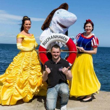 Buchanhaven was visited by costumed Disney princesses for the open day.