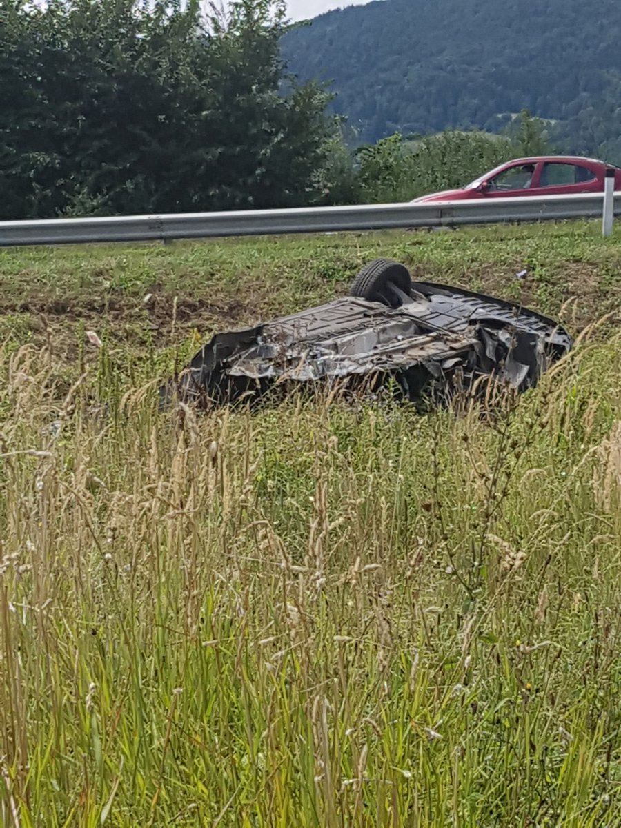 Two Maribor players died in the crash in Slovenia. Picture: Vesna Lovrec on Twitter.