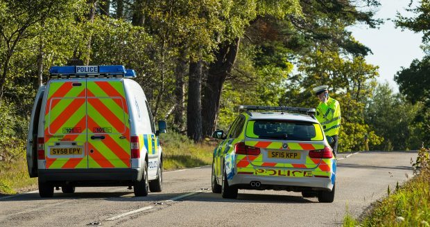 The A9 is currently closed while investigations are carried out.