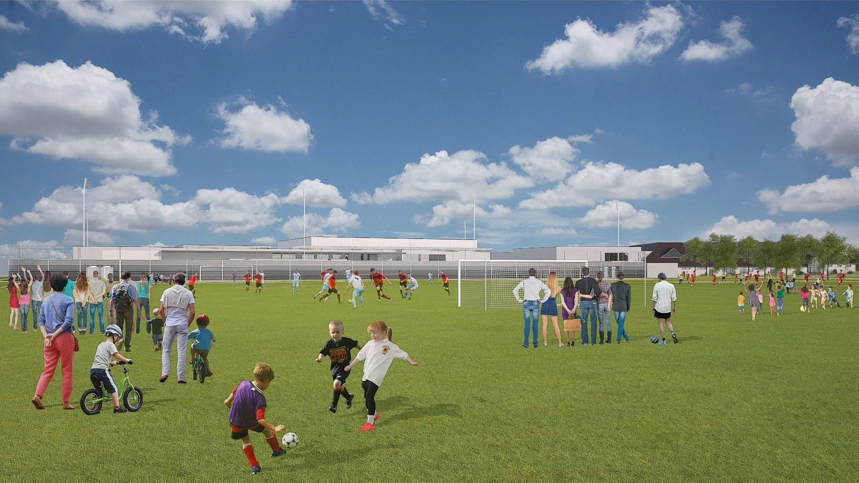 Outdoor facilities at the proposed Garioch Sports and Community Centre