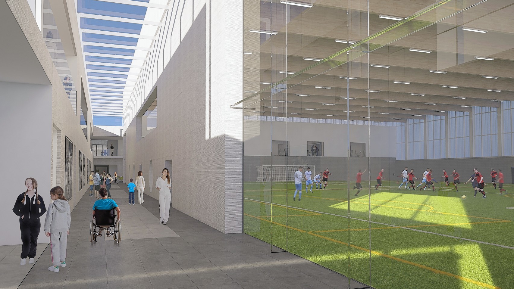 A look inside the proposed Garioch Sports and Community Centre
