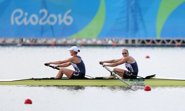 Heather Stanning and Helen Glover stormed to gold.
