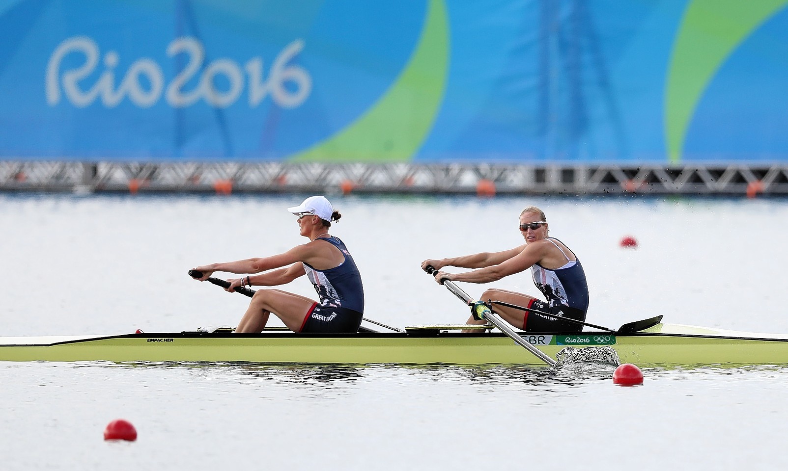 Heather Stanning and Helen Glover stormed to gold.