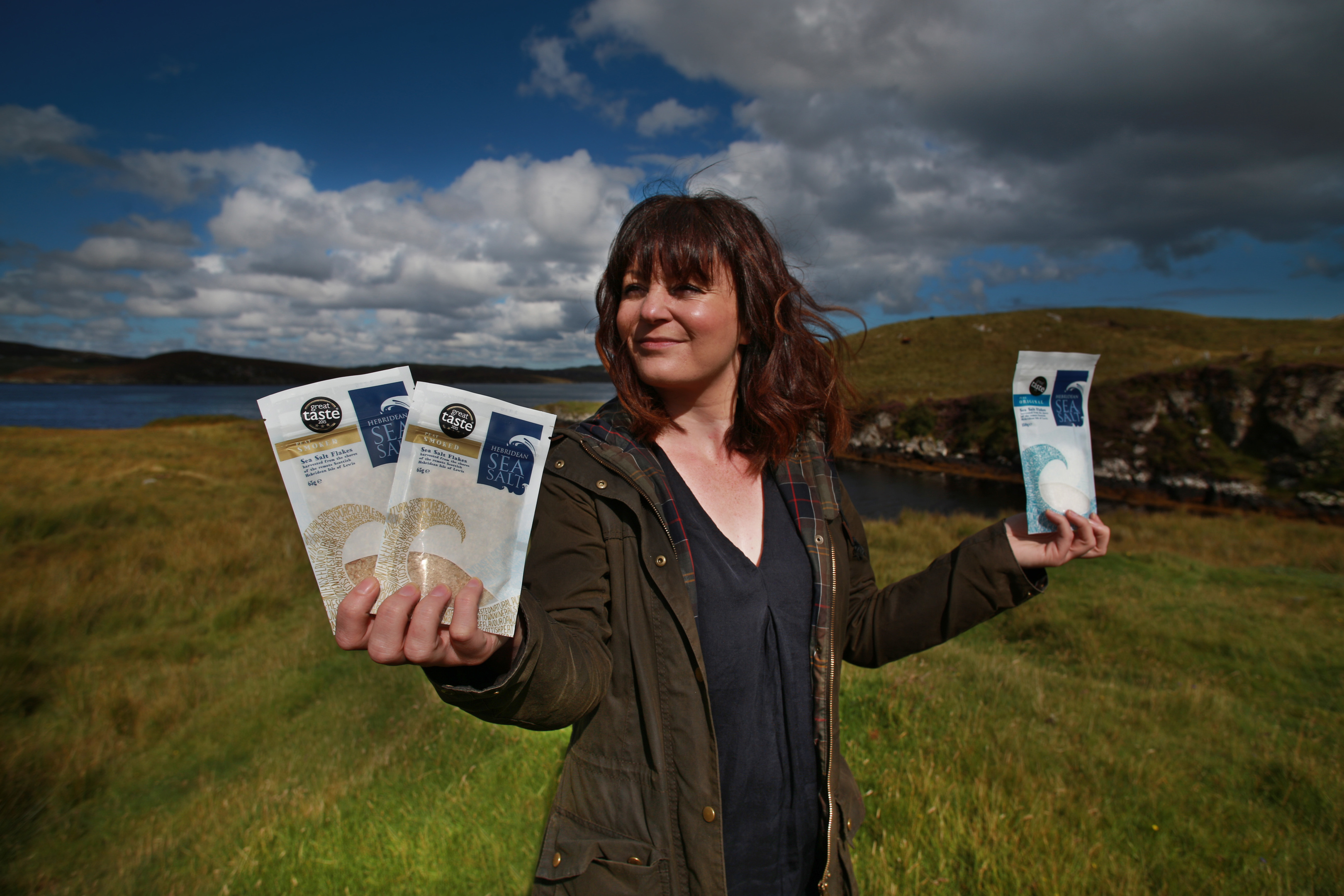 Natalie Crayton, managing director of Hebridean Sea Salt.