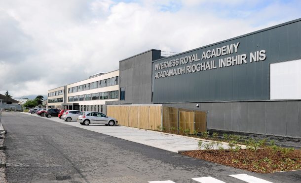 The tools were stolen from a site compund near the new Inverness Royal Academy