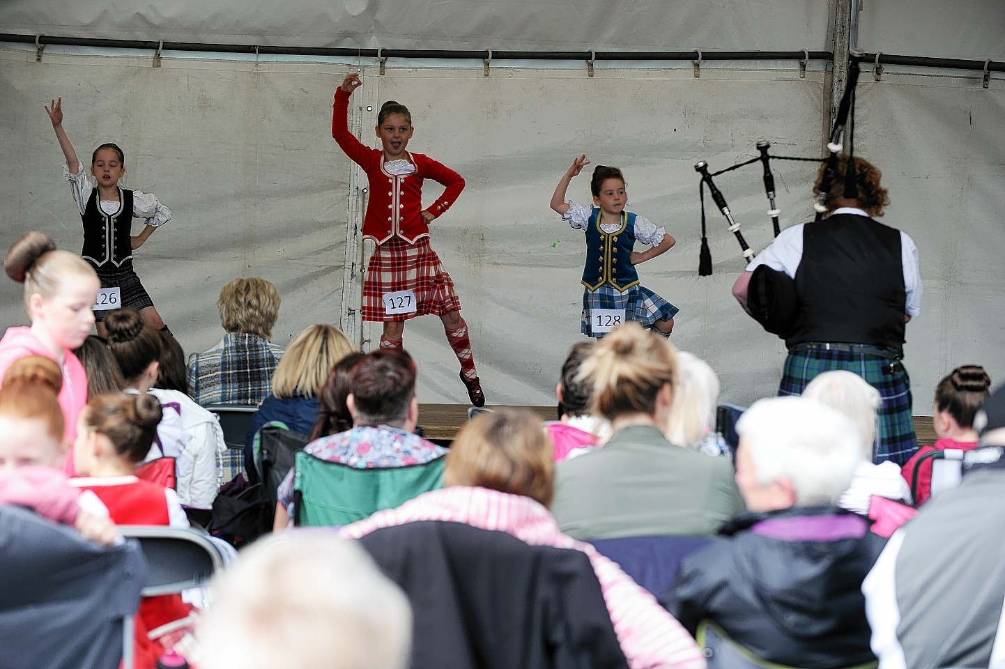 The Keith Show 2016 - Familiy and friends watch the Highland Dancing.