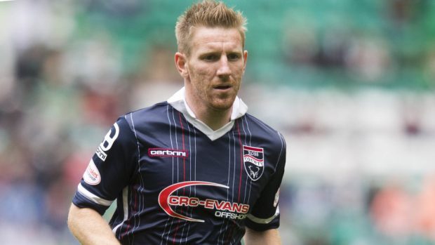 Ross County's Michael Gardyne.