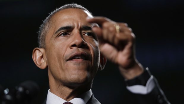 President Barack Obama speaks at the 95th National Convention of Disabled American Veterans in Atlanta (AP)