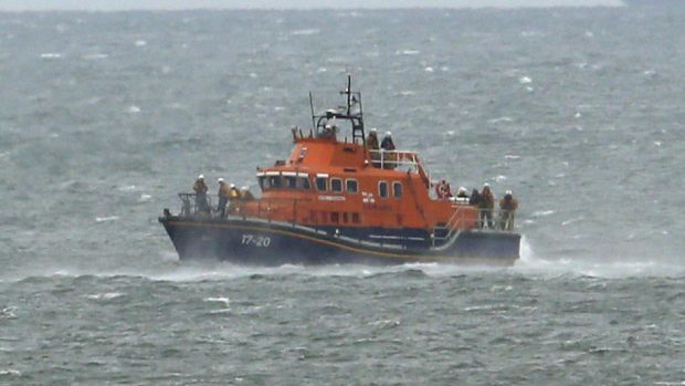 The Aith lifeboat was called out to the incident
