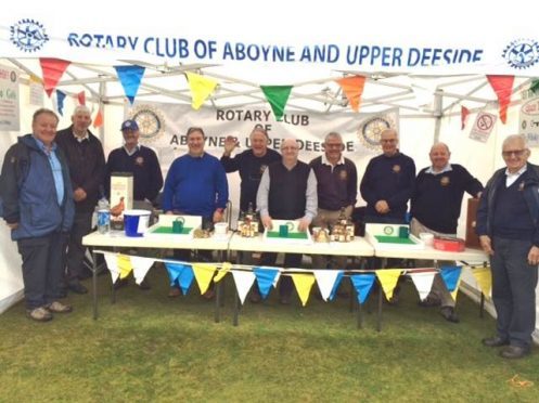 Aboyne and Upper Deeside Rotary Club at Ballater Games