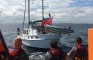 The Fraserburgh lifeboat volunteers come to the aid of the Juela.