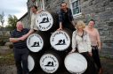 The Smugglers Hostel, Tomintoul is now owned by the community. L-R:  Mark Finnie, Justin Livesey, Phil McManus, Jennifer Stewart, and Jocelyn Evans. Picture by Gordon Lennox.