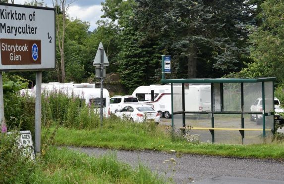 The travellers site at the Old MIll Inn