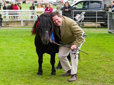 Harry Sleigh with the Shetland champion