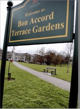 The nearby Bon Accord Terrace Gardens