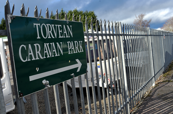 The caravan park could soon be converted into new flats