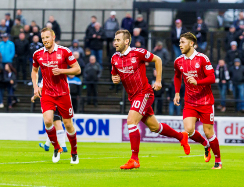 Aberdeen's Niall McGinn set his side on the road to victory
