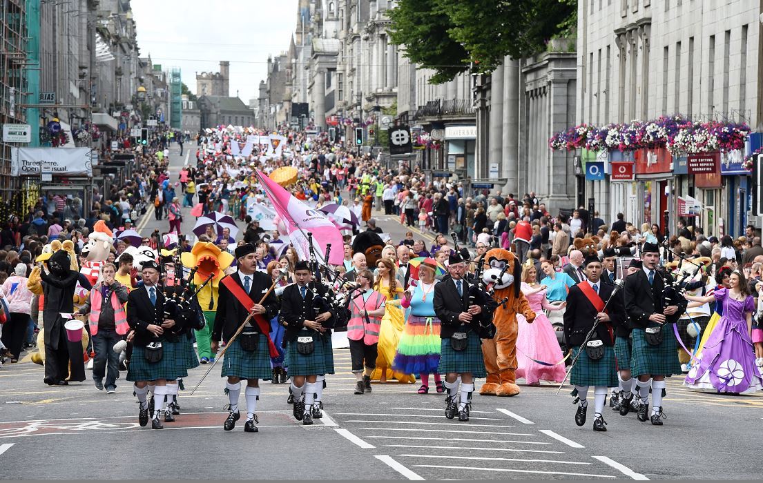 Thousands of people descended on the Granite City for Celebrate Aberdeen.