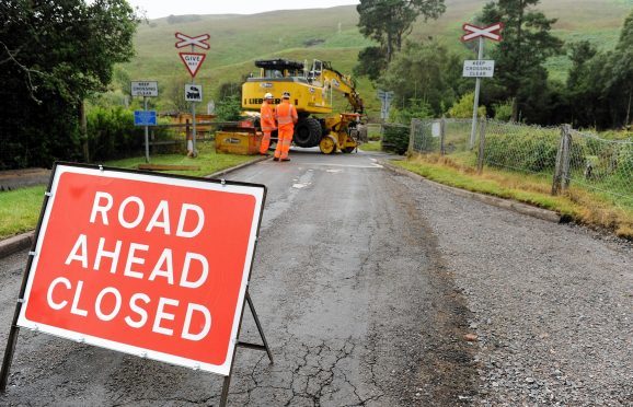 The clean up continues in Kildonnan yesterday