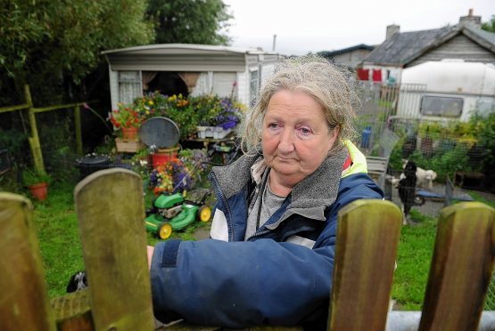 Anne Duncan at her home in Tongue