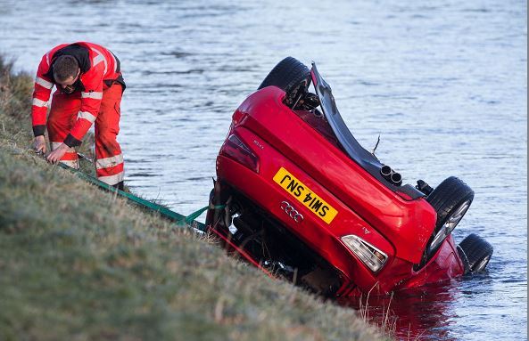 The floods caused severe damage in Aberdeen