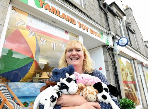 Lucy Taylor at Tarland Toy Shop and Post Office