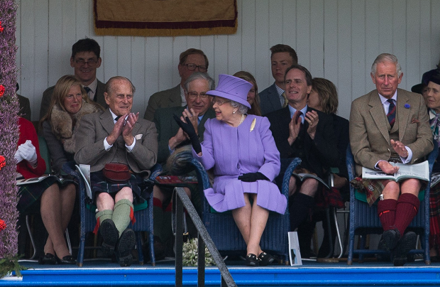 Prince Philip, Duke of Edinburgh, Her Majesty The Queen, Prince Charles, Duke of Rothesay and Her Royal Highness Princess Anne, The Princess Royal