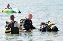 Challenging pursuits part of Exercise Sava Star, Diving at Tisno.