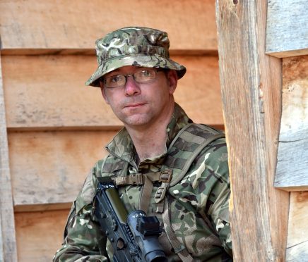 Sgt Andrew Braid of Inverness.    
Picture by Kami Thomson