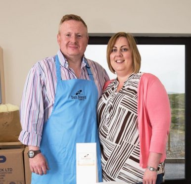 James McGowan and Christine Macleod have opened a candle shop at Inverness Airport.