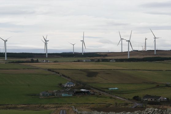 Baillie Windfarm near Thurso