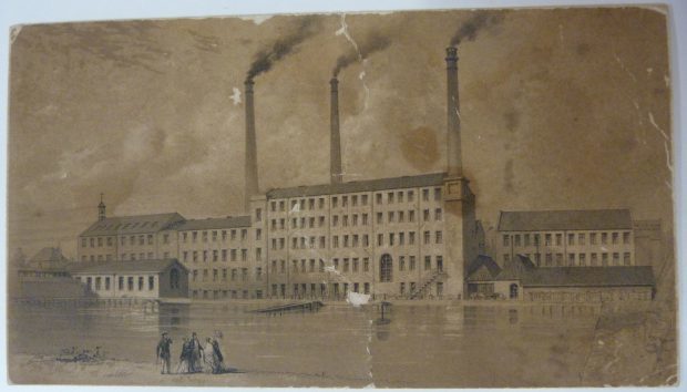 Broadford Works in the 19th century