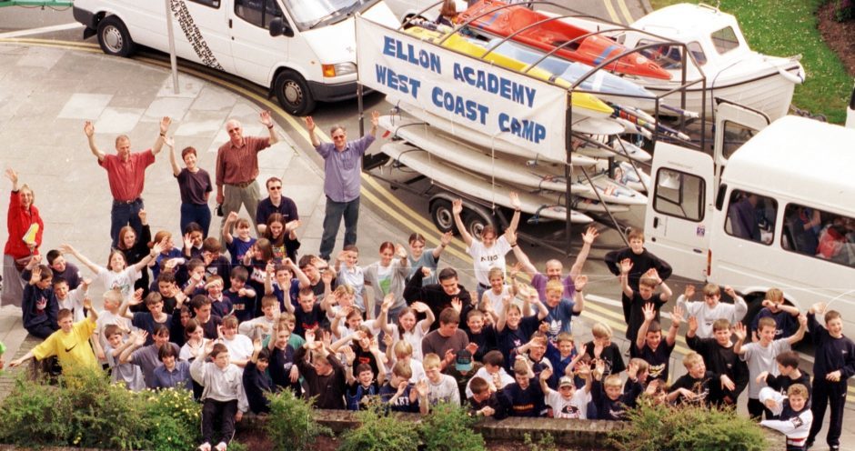 Ellon Academy set off for the West coast camp in 1998.