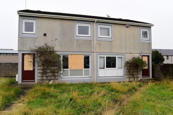 The former family home in Buchan Road, Fraserburgh