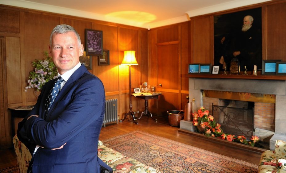 Simon Skinner, Chief Executive of the National Trust for Scotland at Inverewe House, Poolewe.