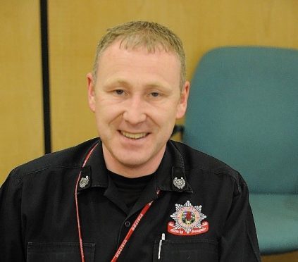 The Scottish Fire Service's Highland area manager John MacDonald.