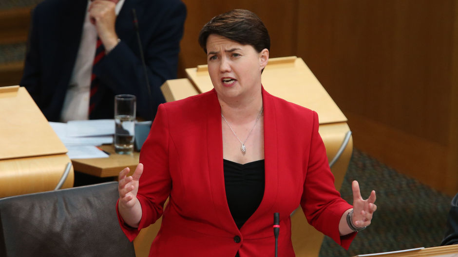 The SNP said Ruth Davidson should apologise for the claims