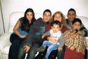 Nuno Barbara (top right) and his family.