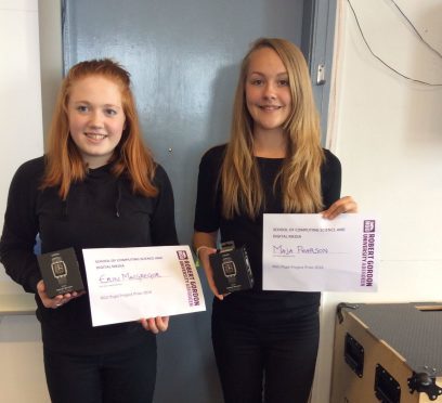 RGU project prize winners