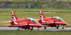 Typhoons from RAF Lossiemouth will join the Red Arrows on Exercise Eastern Venture.