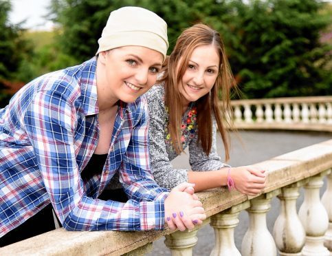 Stephanie Inglis and sister Stacey.