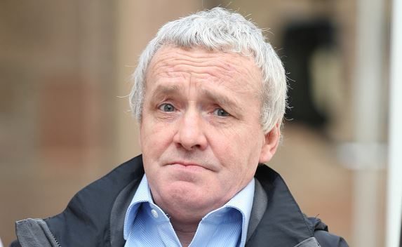 Sean Fitzpatrick being led from Inverness Sheriff Court yesterday