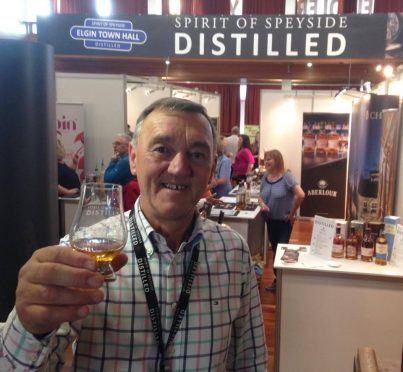 Spirit of Speyside Whisky Festival chairman James Campbell raises a glass to new Elgin event
