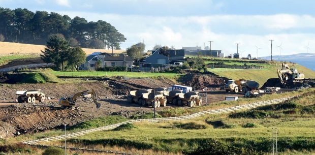 A 'safety stand-down' is to take place on the Aberdeen bypass. (Picture: Jim Irvine).