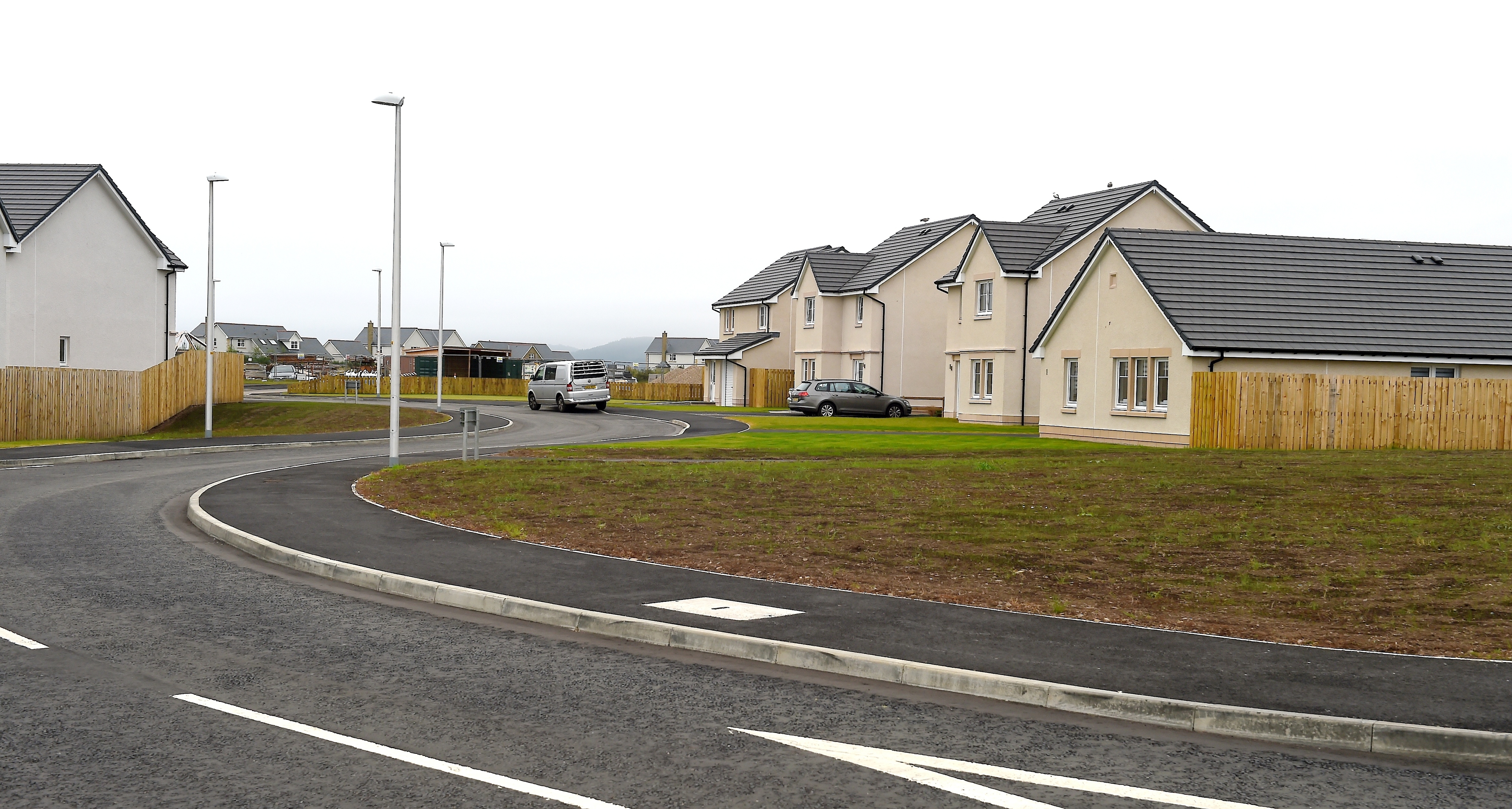 The current Tulloch Homes development at Chanonry.
