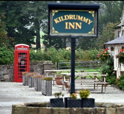 BT have earmarked the phone box at the Kildrummy Inn for removal.