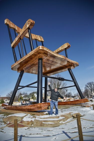 Largest Rocking Chair in the town of Casey, Illinois
