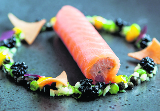 Why not try Mark Greenaway's beautiful smoked salmon recipe?