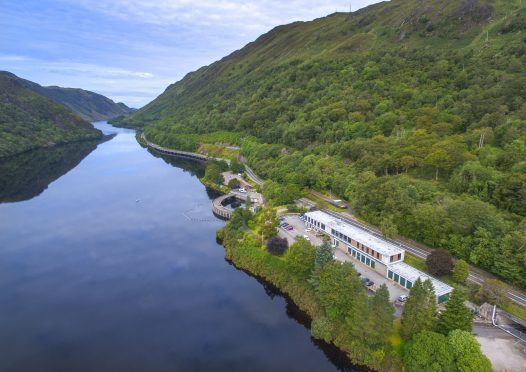 The ScottishPower Cruachan Hydroelectric Power Station on Loch Awe, near Dalmally, Argyll.