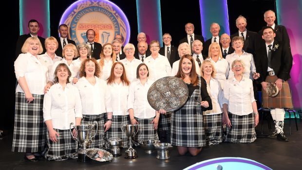 Dingwall Gaelic Choir with their conductor Kirsteen Menzies. Pics by Sandy McCook